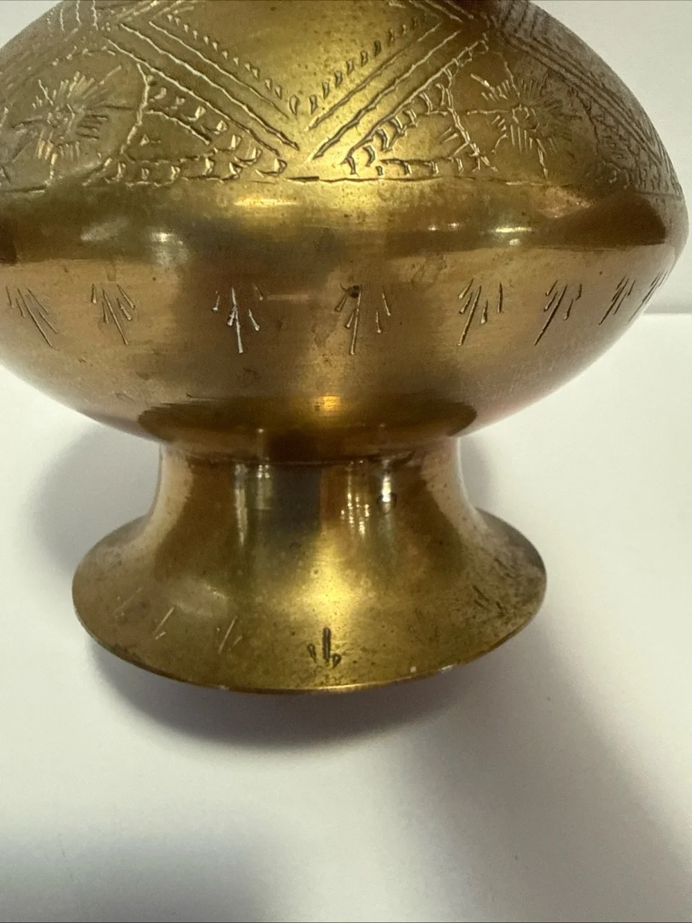 Brass Decorative Vase Solid Brass Saudi Arabia